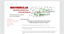 Desktop Screenshot of instrukcja-ppoz.pl