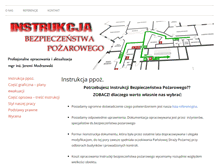 Tablet Screenshot of instrukcja-ppoz.pl